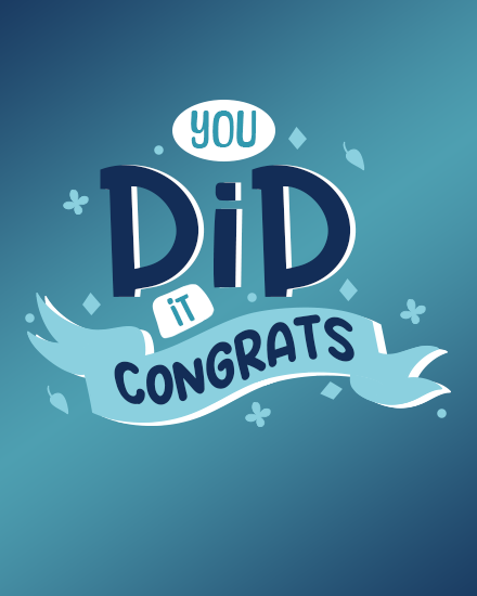 Free Congratulations Cards | Virtual Congratulations Card