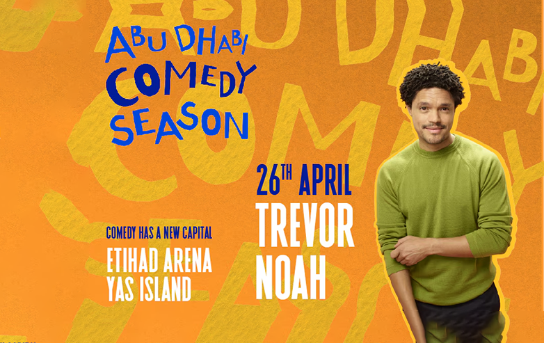 Trevor Noah Live Comedy Show in Abu Dhabi 2025 - Buy Tickets