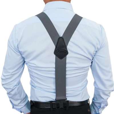 Men's Suspenders - X-back 4 Clips Adjustable Elastic Pants Braces Profile Picture