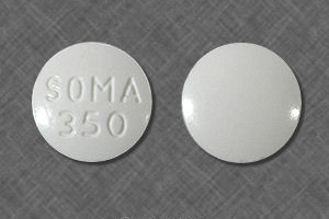 Soma 350 Pill White Round | Buy Carisoprodol Soma 350 mg