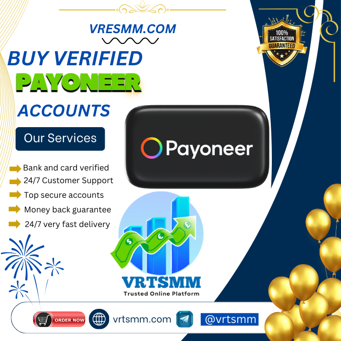 Buy Verified Payoneer Accounts - vrtsmm.com