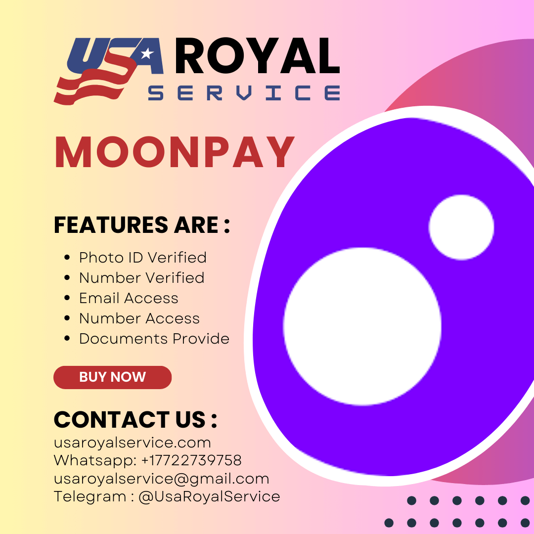 Buy Verified MoonPay Accounts - 100% Verified Best Account