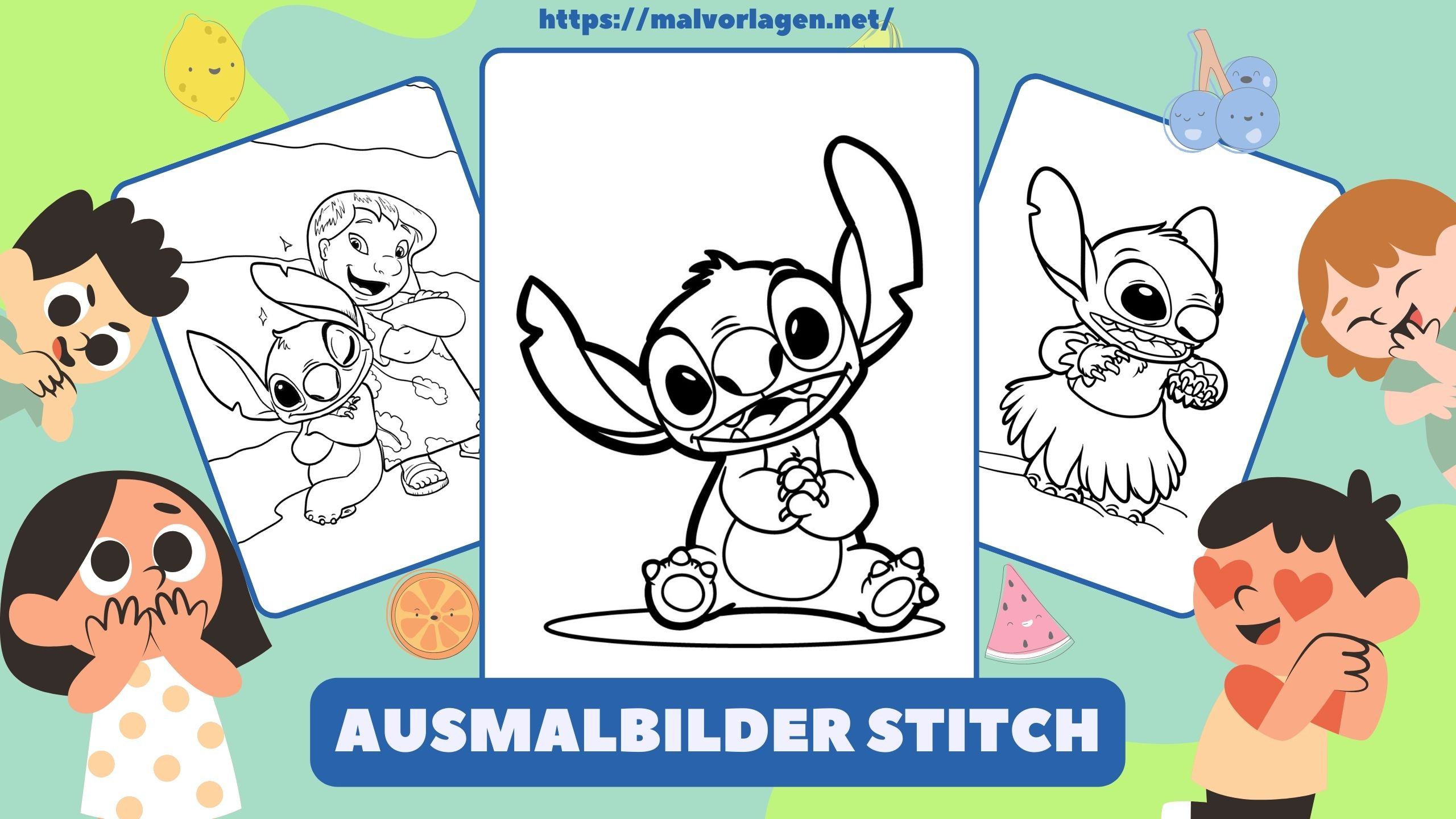 20 lebendige Stitch Ausmalbilder für endlosen Spaß - Malvorlagen.net