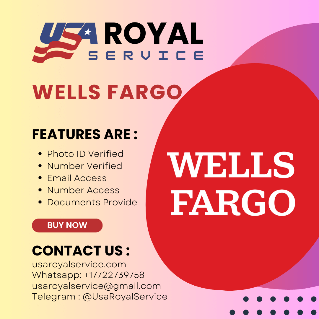 Buy Verified Wells Fargo Accounts - 100% Active US Verified