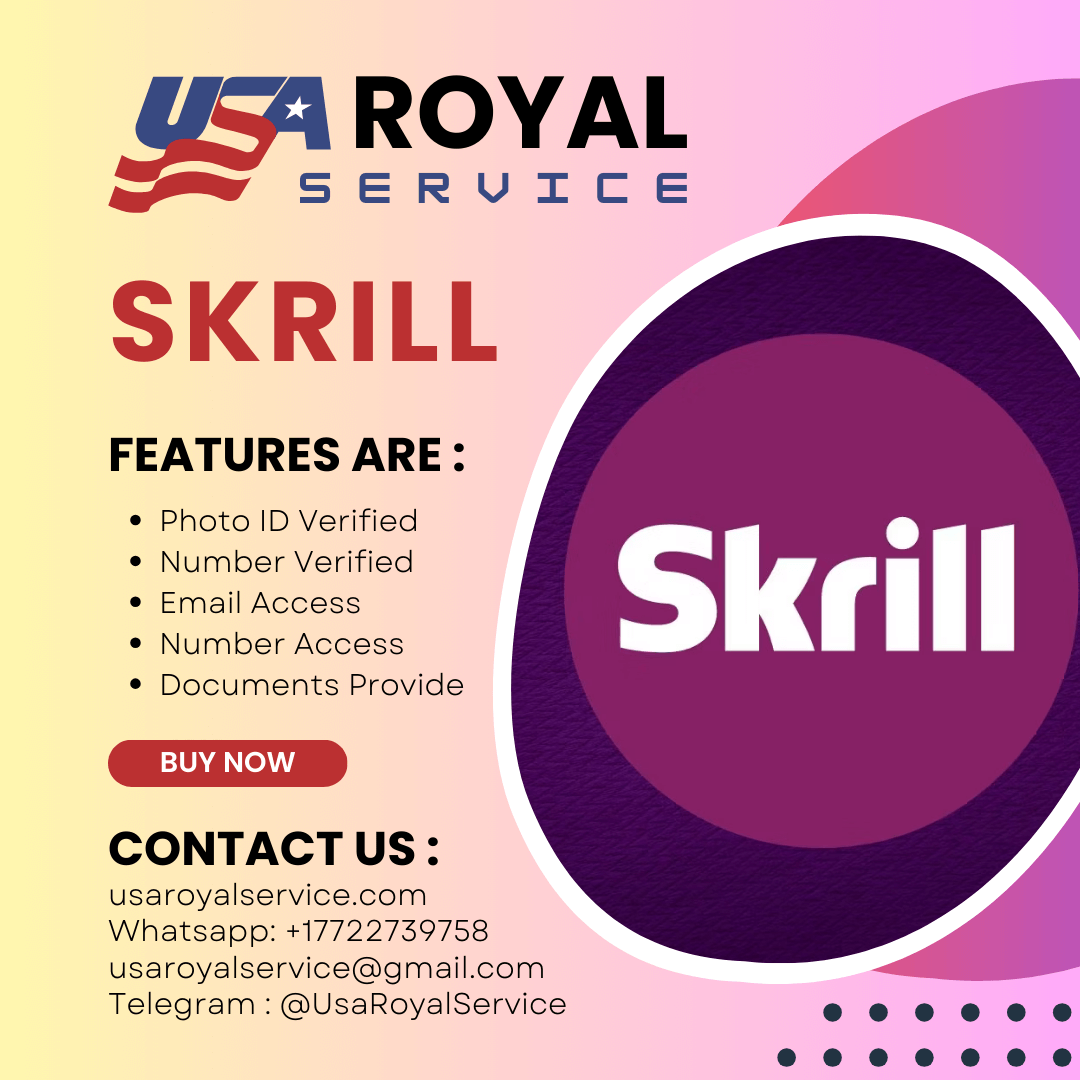 Buy Verified Skrill Accounts - 100% Safe & Fully Verified